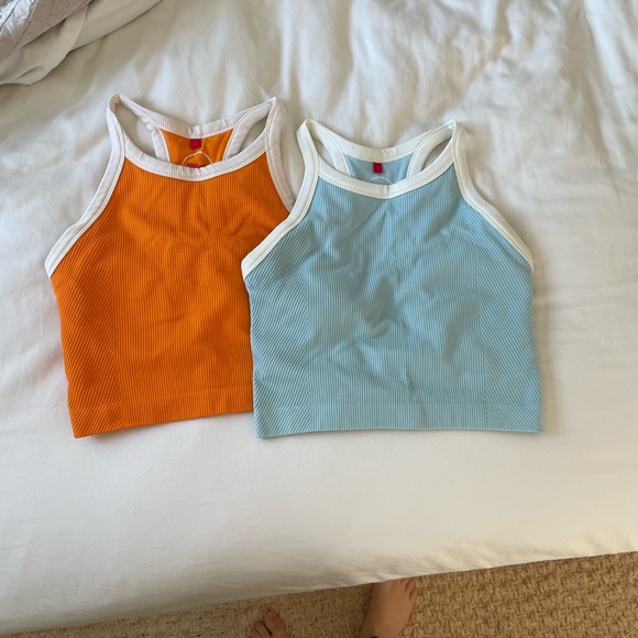 Wilson Light Blue Ribbed Tank Top - Picture 1 of 5